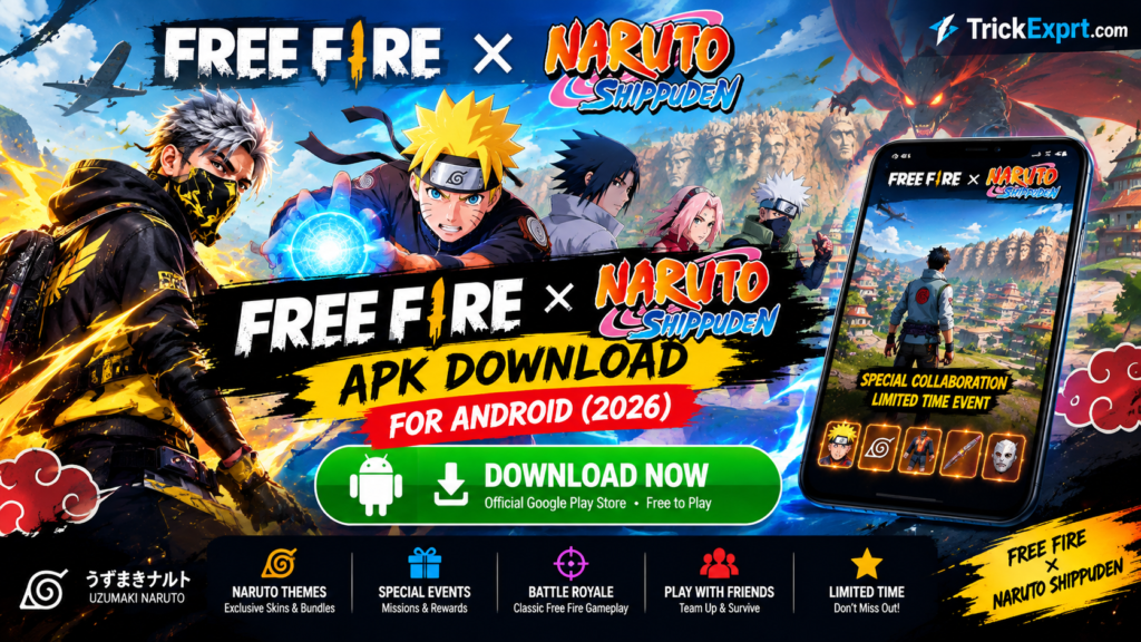 Free Fire x Naruto Shippuden Download for Android (2026)