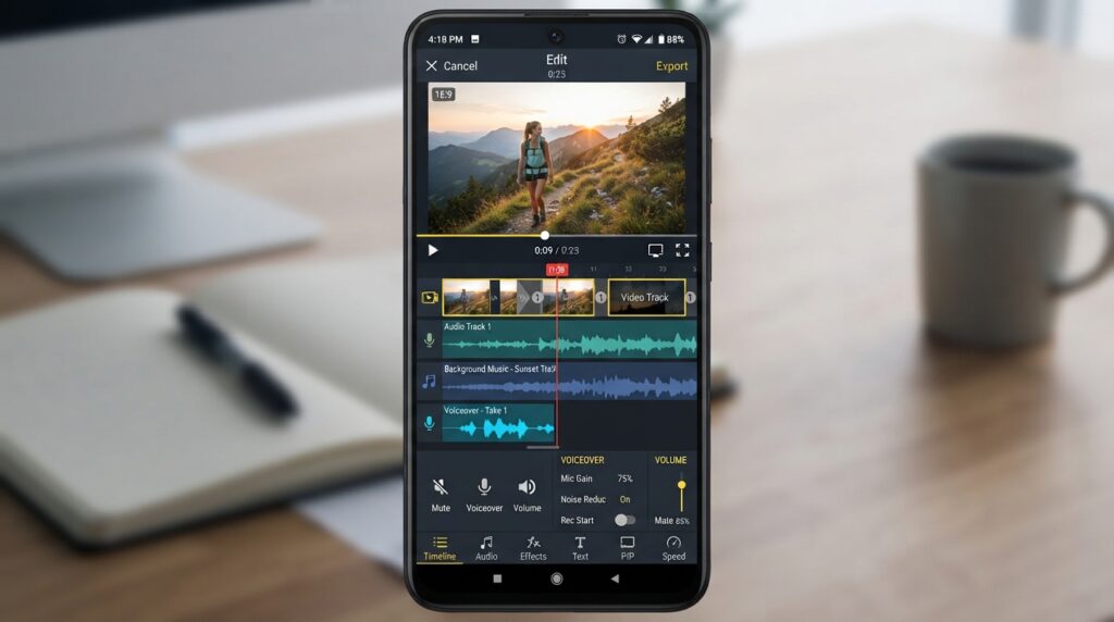 Audio editing on Android