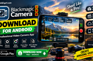 Blackmagic Camera app download for Android with professional video recording controls